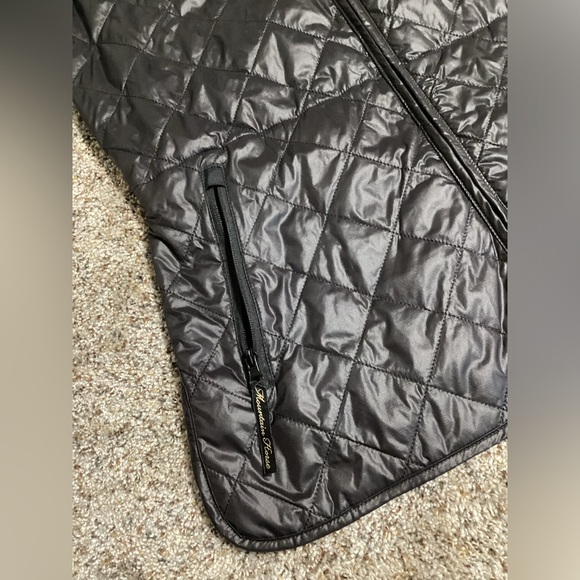Mountain Horse Jacket Women Size L Black Little Quilted Full Zip Fall Winter - Picture 7 of 11